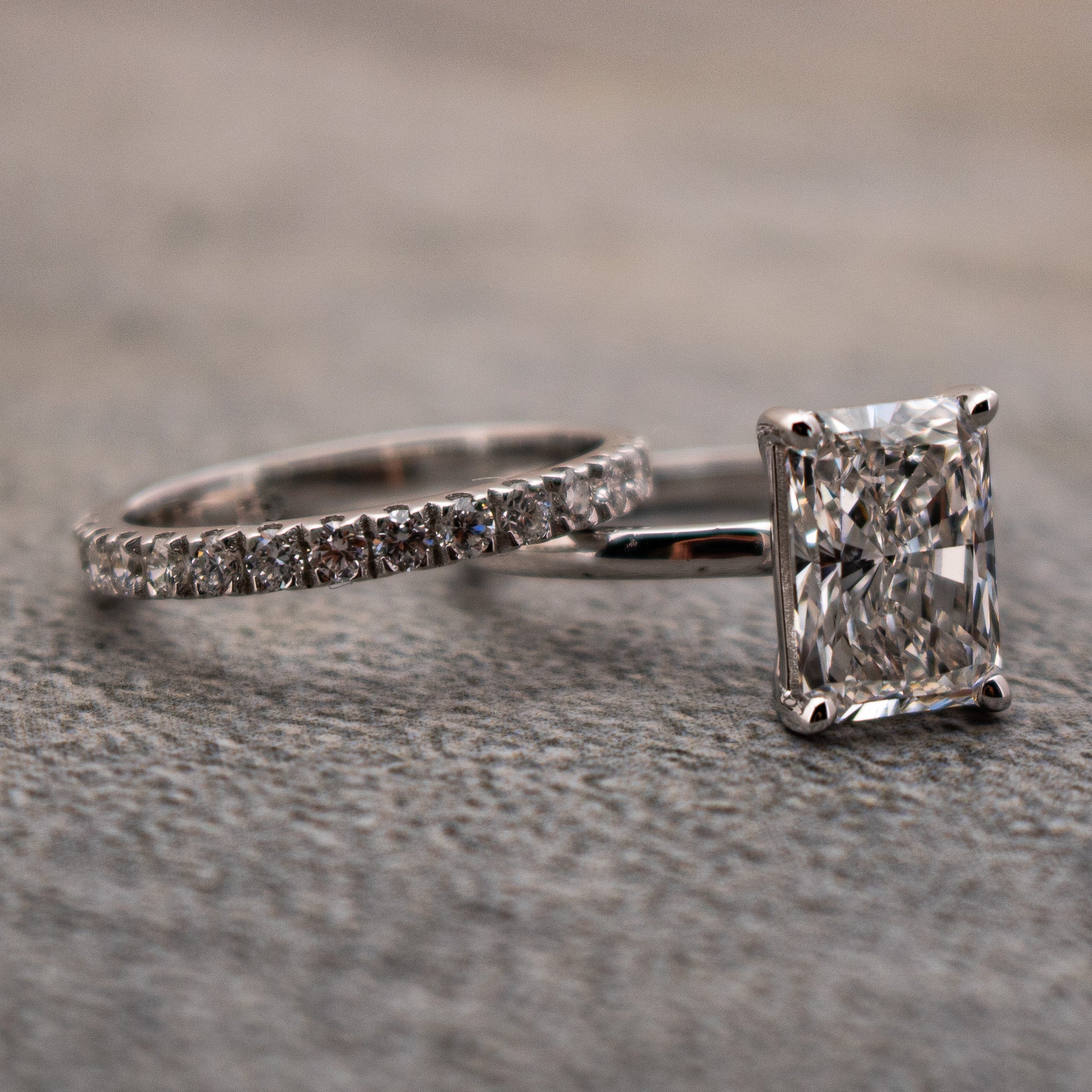 Radiant Diamond Engagement Ring