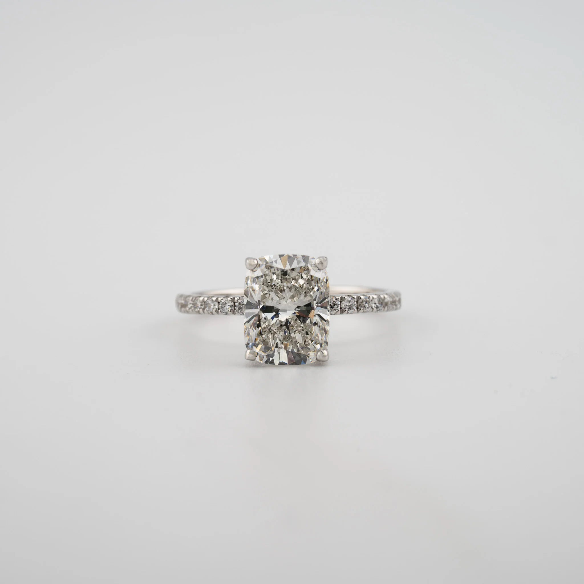 Cushion Lab Diamond Engagement Ring
