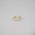 Oval Lab Diamond Engagement Ring