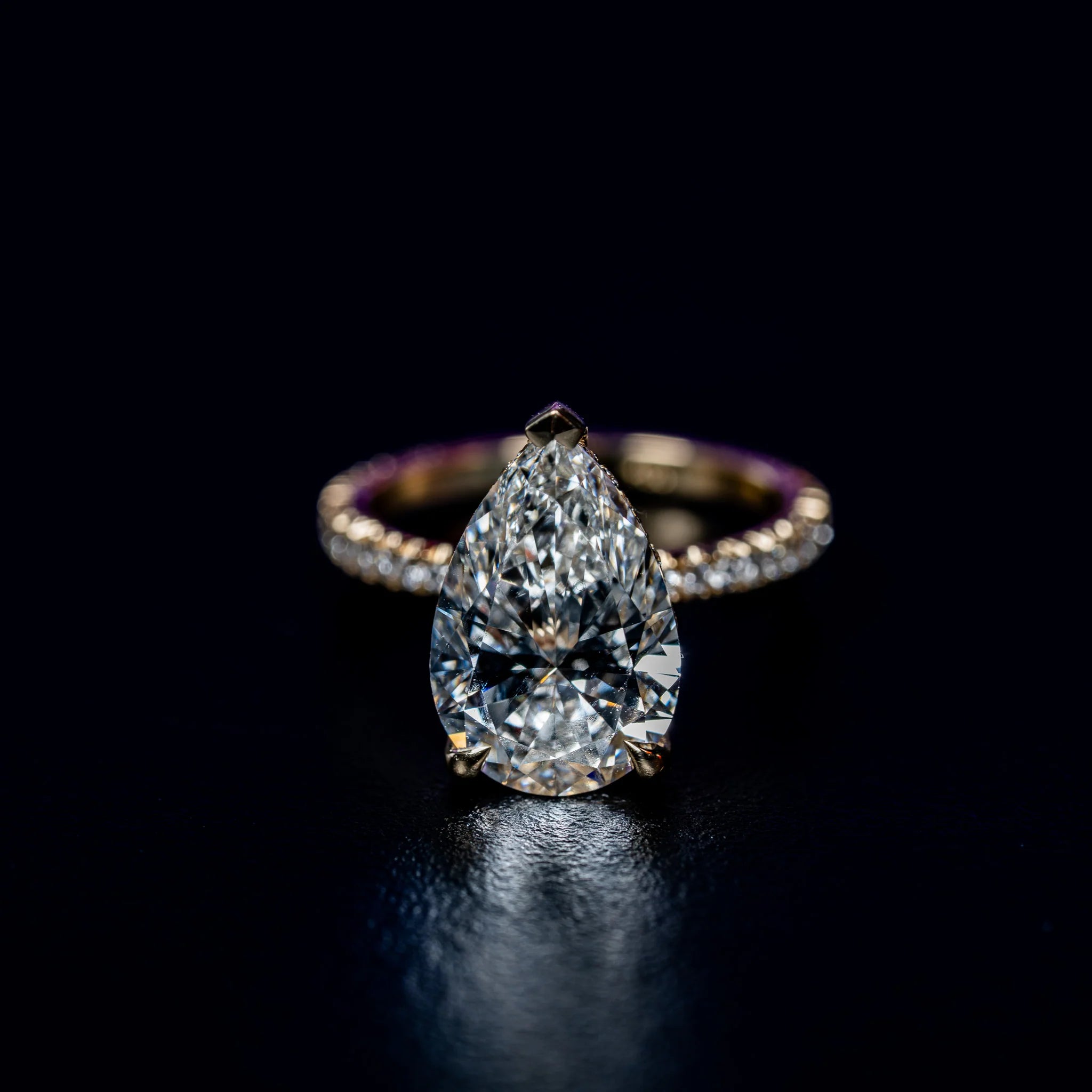 Pear Diamond Engagement Ring