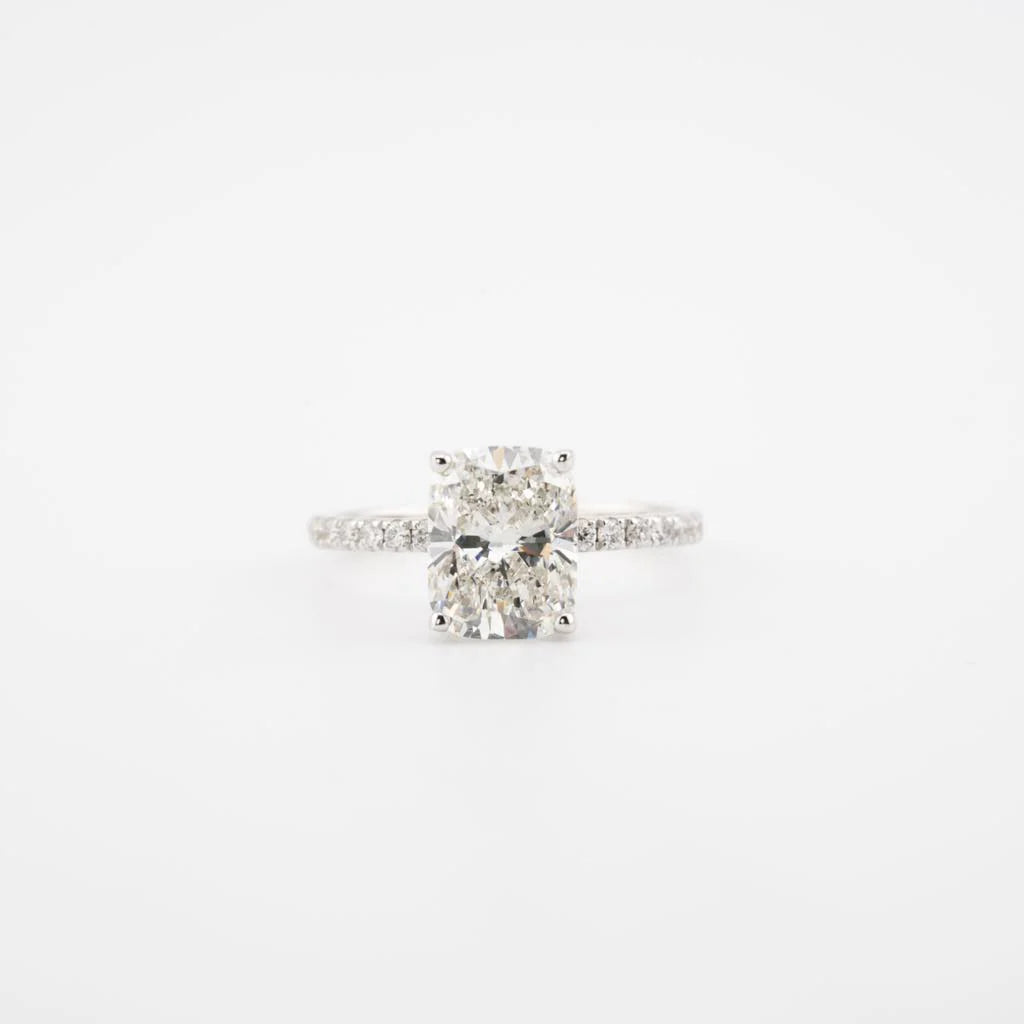 Cushion Lab Diamond Engagement Ring