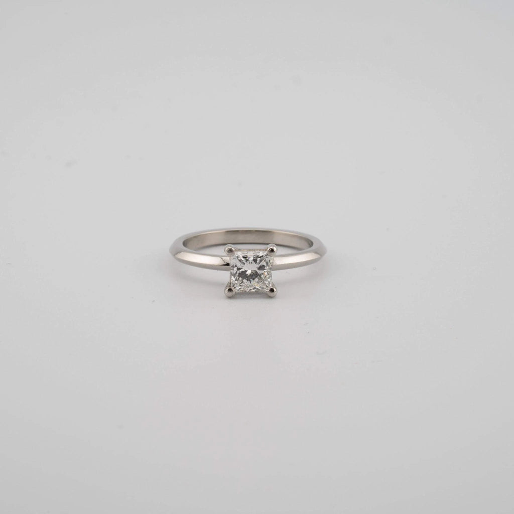 Princess Cut Lab Diamond Engagement Ring