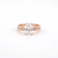 Oval Lab Diamond Engagement Ring