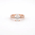 Oval Lab Diamond Engagement Ring