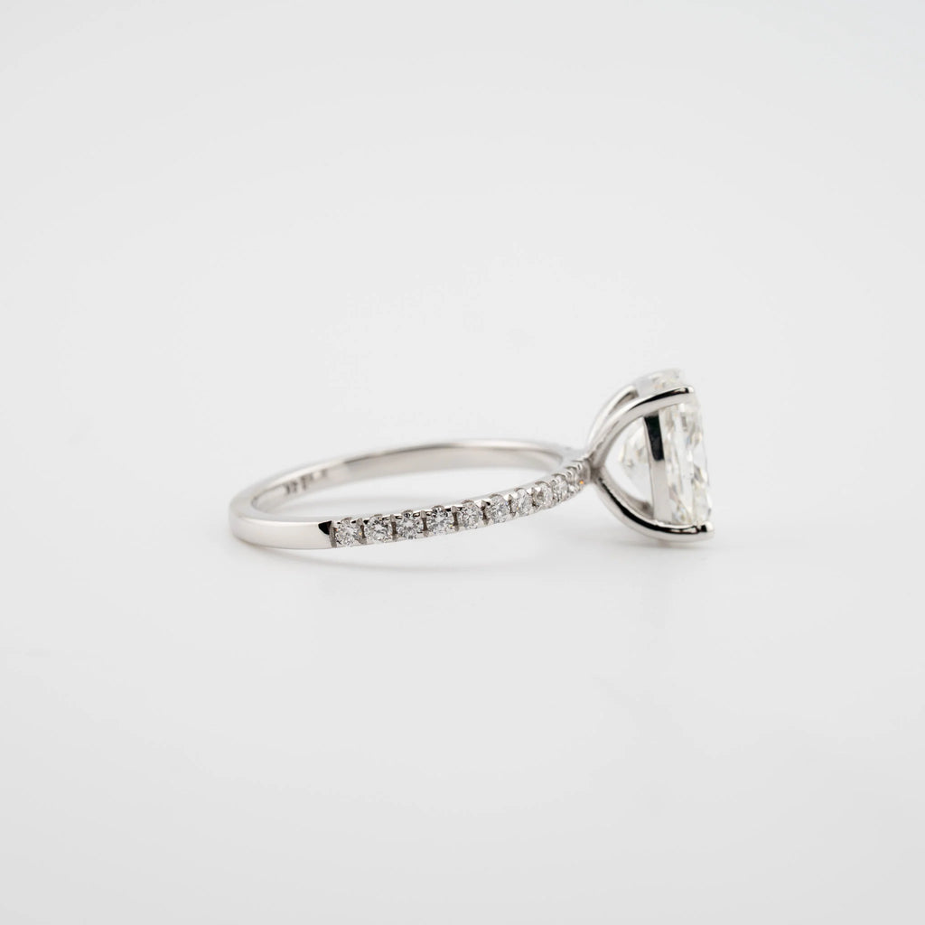 Cushion Lab Diamond Engagement Ring