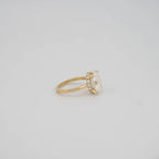 Oval Lab Diamond Engagement Ring