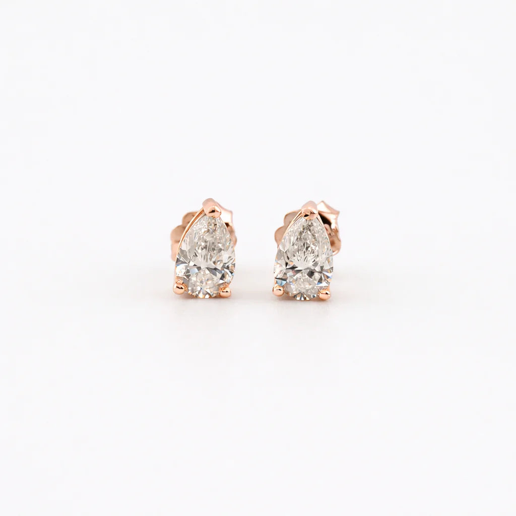 Pear Diamond Earrings