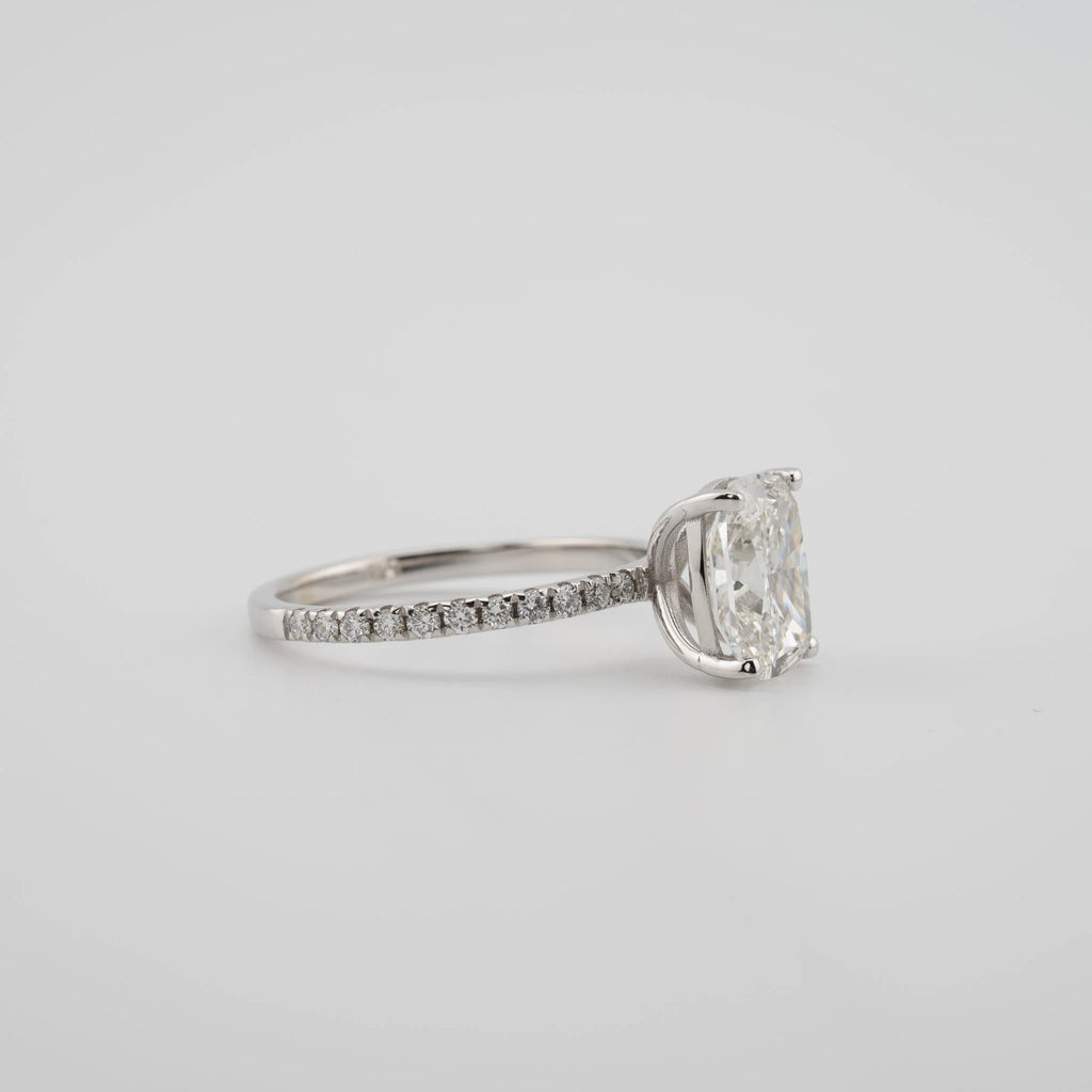 Cushion Lab Diamond Engagement Ring