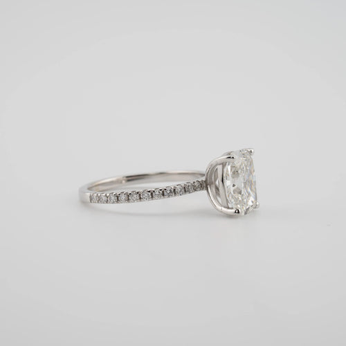 Cushion Lab Diamond Engagement Ring