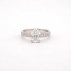 Oval Lab Diamond Engagement Ring