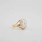 Oval Cut Lab Diamond Engagement Ring