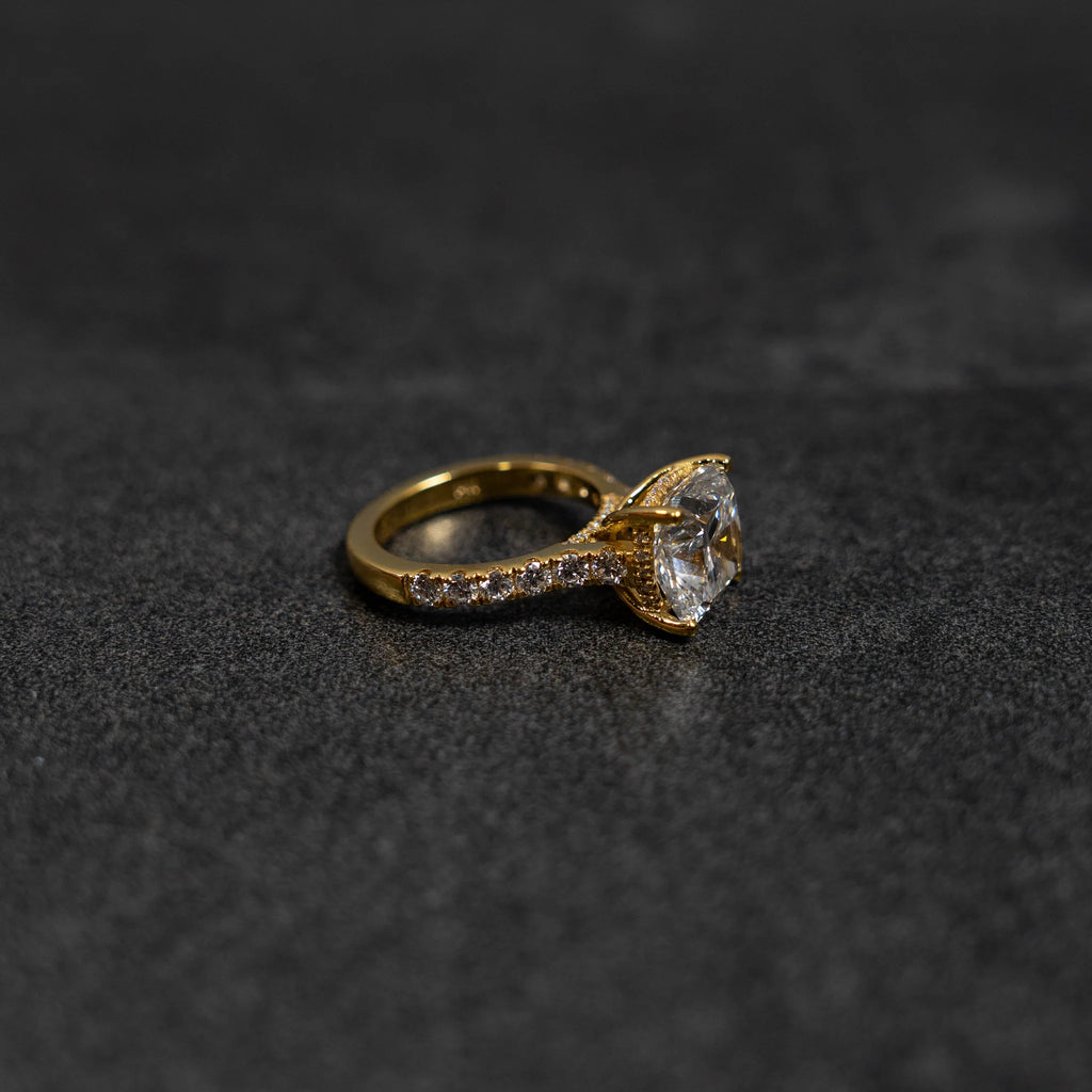Cushion Lab Diamond Engagement Ring