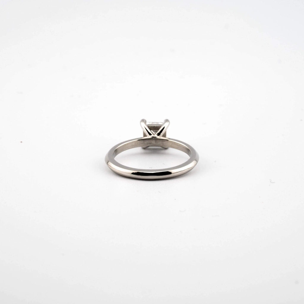 Princess Cut Lab Diamond Engagement Ring