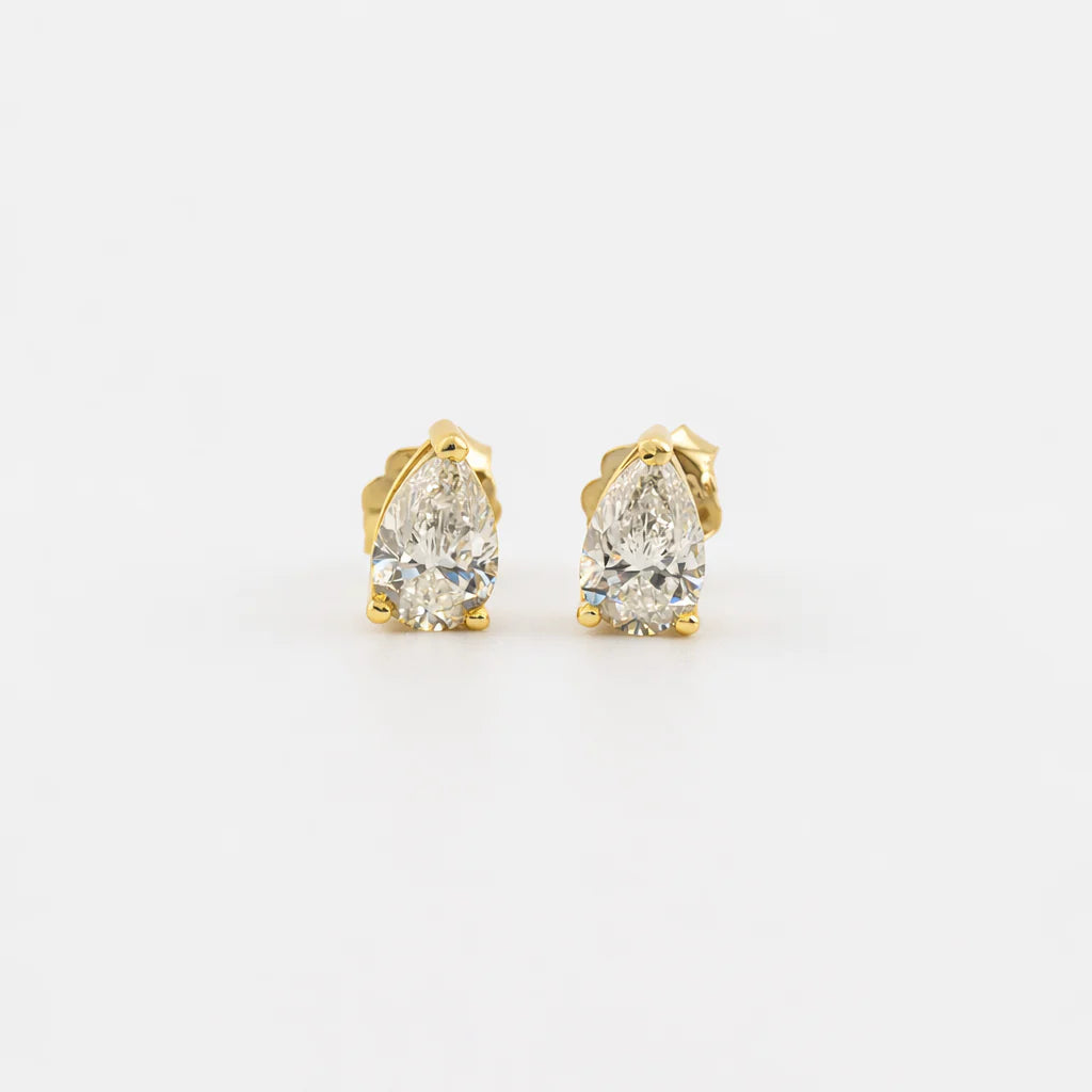 Pear Diamond Earrings