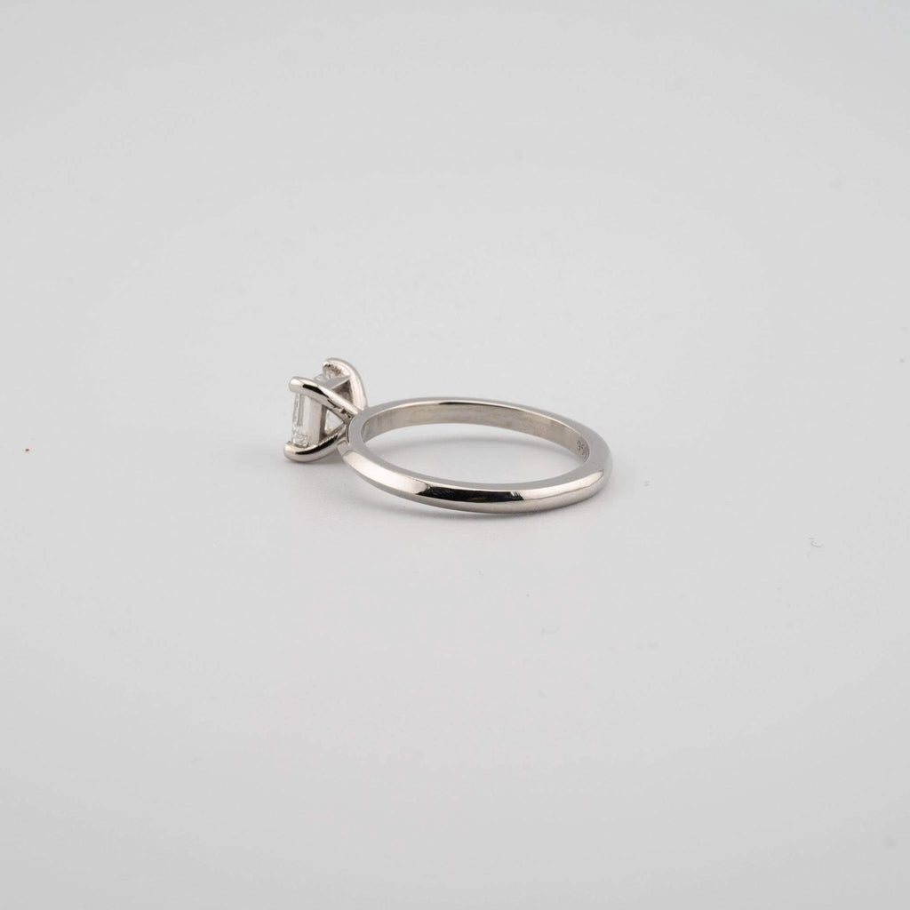 Princess Cut Lab Diamond Engagement Ring