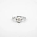 Oval Lab Diamond Engagement Ring