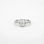 Oval Lab Diamond Engagement Ring