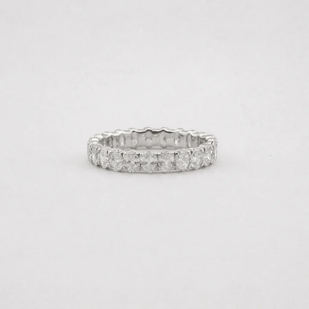Oval Diamond Eternity Ring
