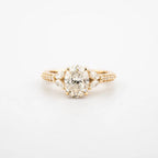 Oval Lab Diamond Engagement Ring
