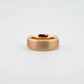 Brushed Rose Gold Wedding band