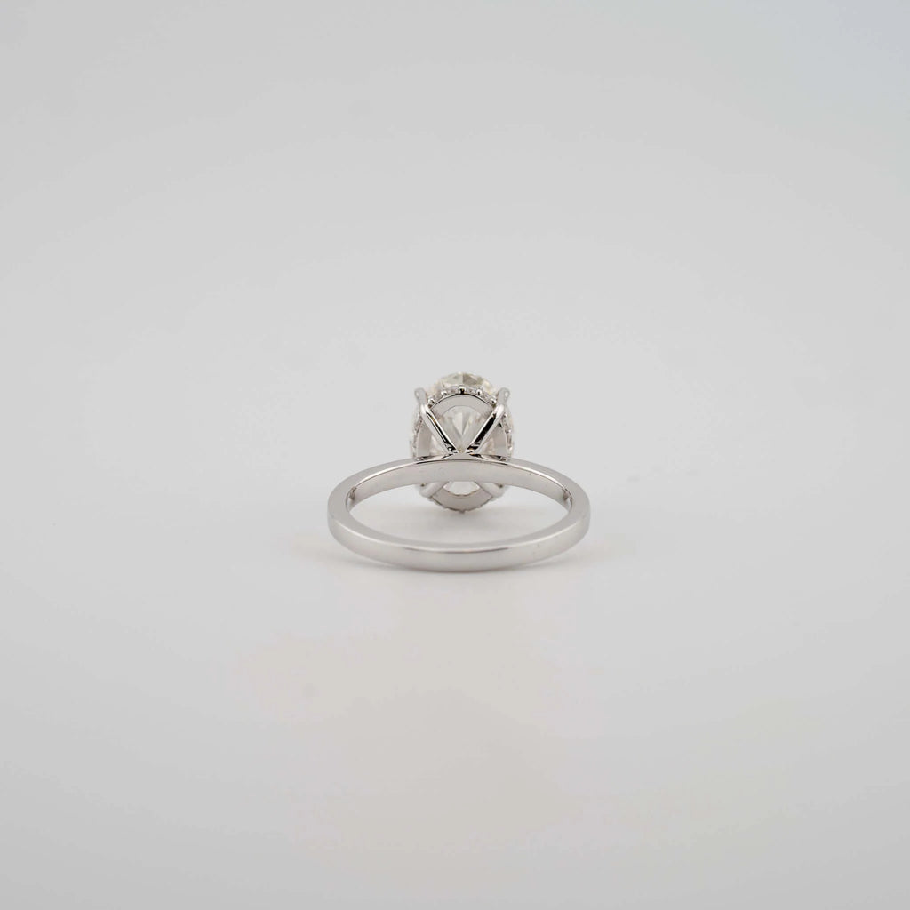 Oval Lab Grown Diamond Engagement Ring