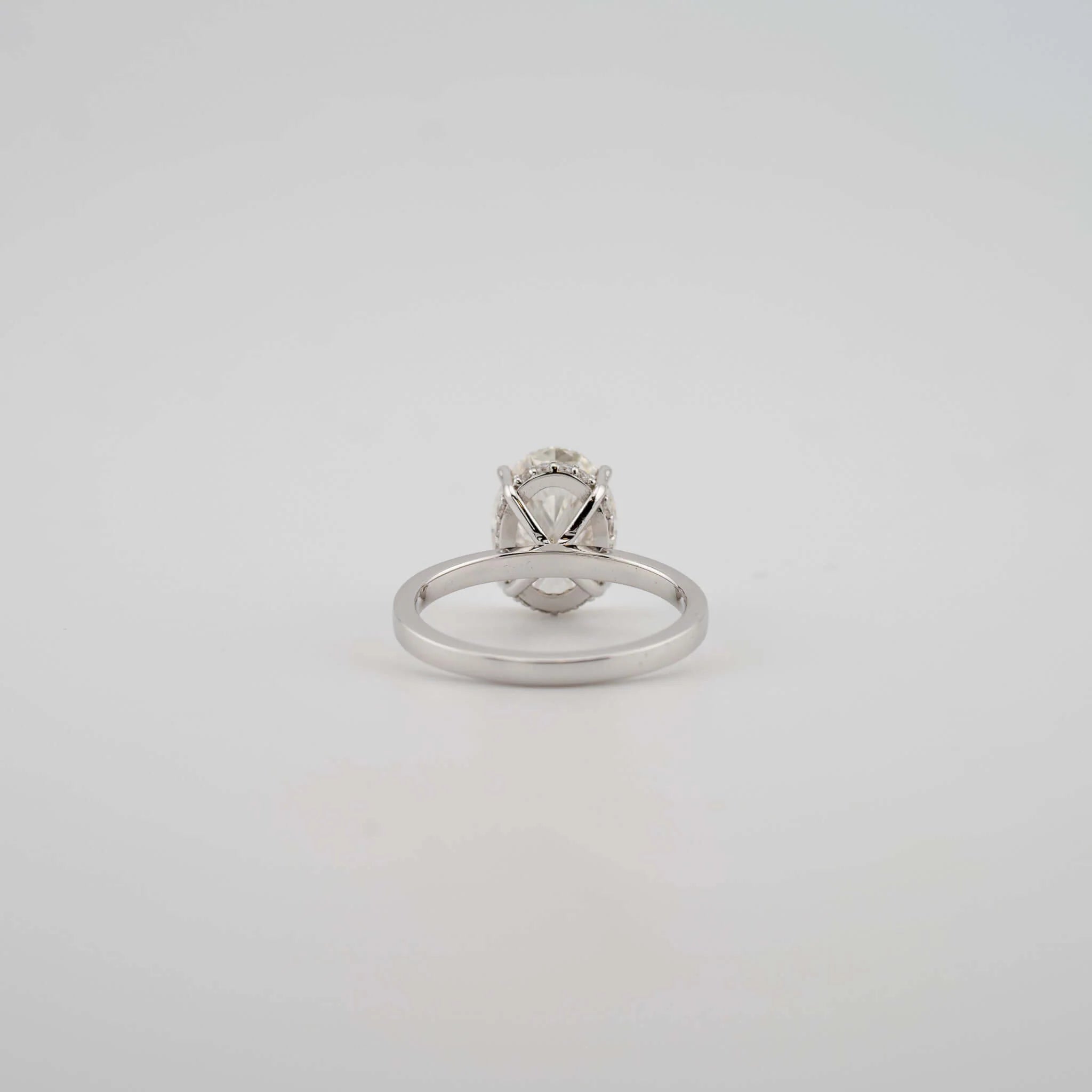 Oval Lab Grown Diamond Engagement Ring