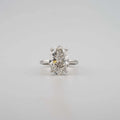 Oval Lab Grown Diamond Engagement Ring