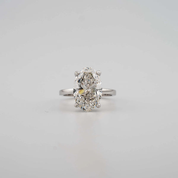 Oval Lab Grown Diamond Engagement Ring