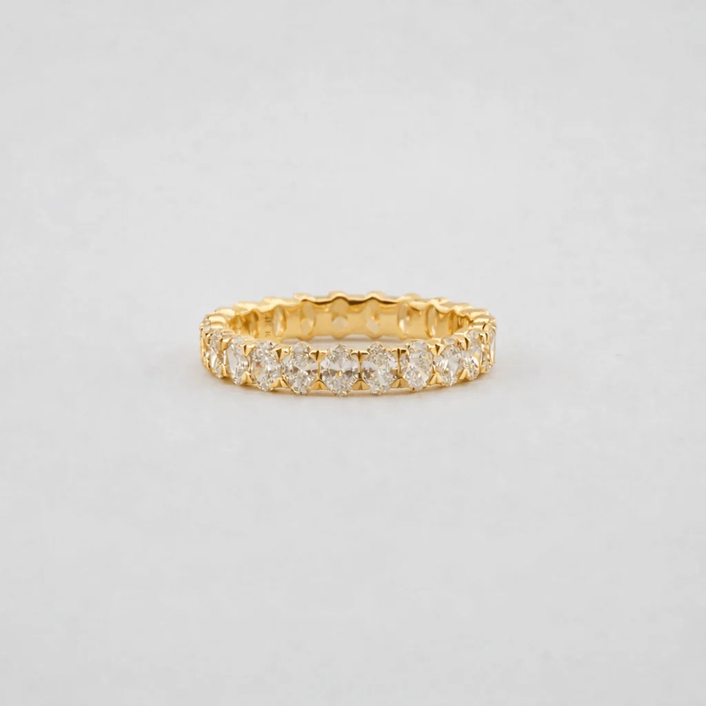 Oval Diamond Eternity Ring