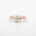 Oval Lab Diamond Engagement Ring