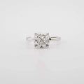 Cushion Hidden Halo Lab Diamond Engagement Ring - Francis Parwal