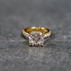 Cushion Lab Diamond Engagement Ring - Francis Parwal