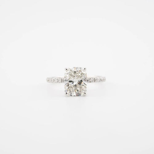 Cushion Lab Diamond Engagement Ring - Francis Parwal