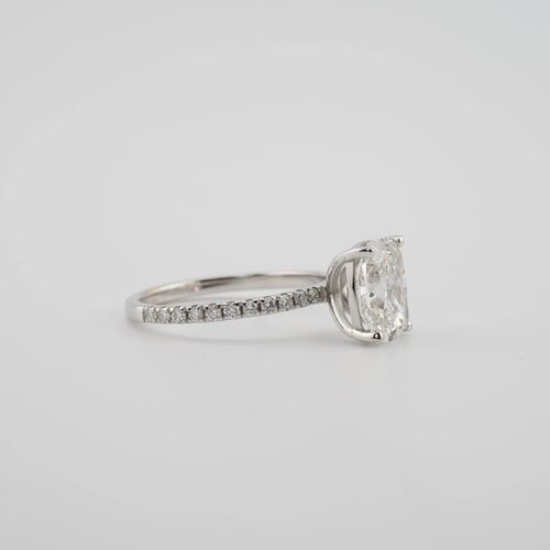 Cushion Lab Diamond Engagement Ring - Francis Parwal