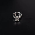 Emerald Lab Diamond Engagement Ring - Francis Parwal
