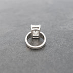 Emerald Lab Diamond Engagement Ring - Francis Parwal