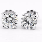 Lab Diamond Stud Earrings - Francis Parwal
