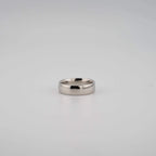 Mens 14K White Gold Wedding Band - Francis Parwal