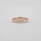 Oval Diamond Eternity Ring - Francis Parwal