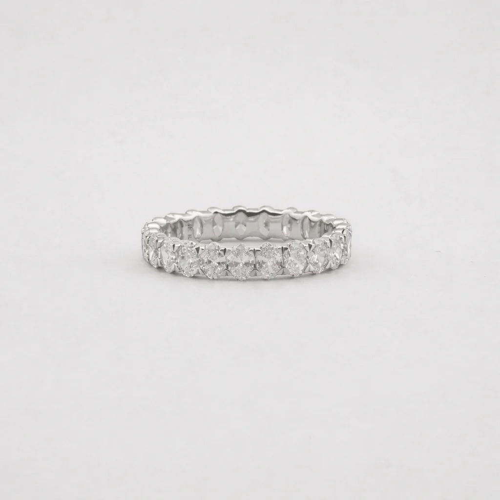 Oval Diamond Eternity Ring - Francis Parwal