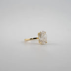 Oval Hidden Halo Lab Diamond Engagement Ring - Francis Parwal