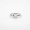 Oval Lab Diamond Engagement Ring - Francis Parwal