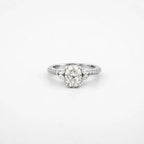 Oval Lab Diamond Engagement Ring - Francis Parwal
