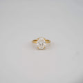 Oval Lab Diamond Engagement Ring - Francis Parwal