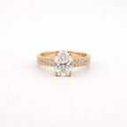 Oval Lab Diamond Engagement Ring - Francis Parwal
