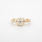Oval Lab Diamond Engagement Ring - Francis Parwal
