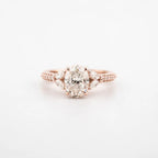 Oval Lab Diamond Engagement Ring - Francis Parwal