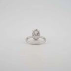 Oval Lab Grown Diamond Engagement Ring - Francis Parwal