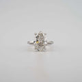 Oval Lab Grown Diamond Engagement Ring - Francis Parwal