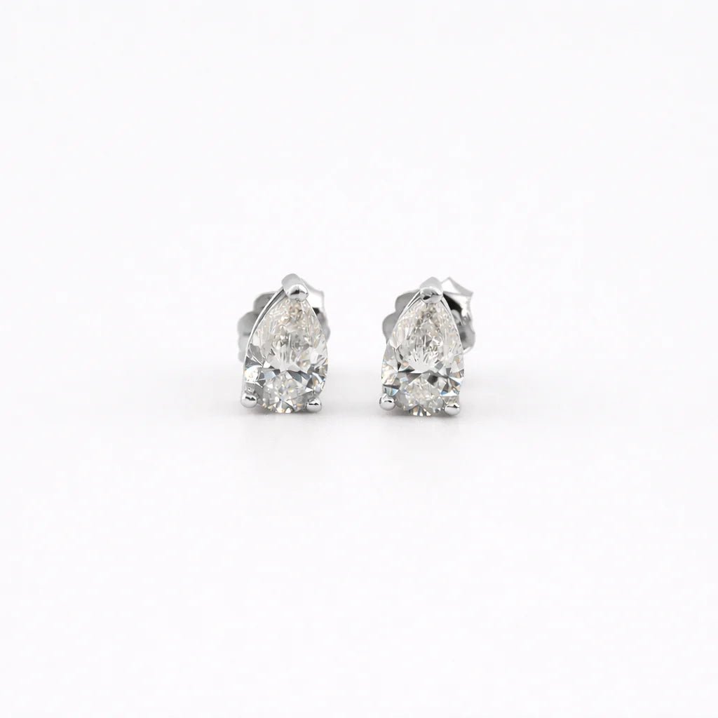 Pear Diamond Earrings - Francis Parwal